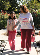 Woman and daughter with an I am Hope T-shirt